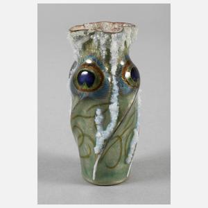 Vase Email "Plumes de paon"