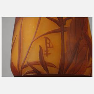 Daum Nancy Tischlampe Tabakdekor