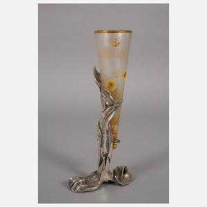 Daum Nancy montierte Jugendstilvase