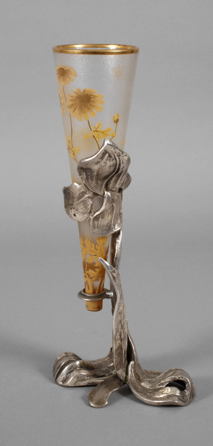 Daum Nancy montierte Jugendstilvase