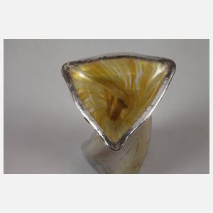 Loetz Wwe. Vase Silberoverlay