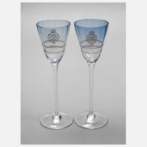 Zwei Likörgläser Koloman Moser