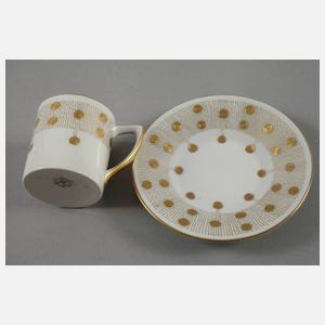 Böhmen Mokkatasse Jugendstil