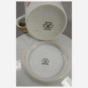 Böhmen Mokkatasse Jugendstil