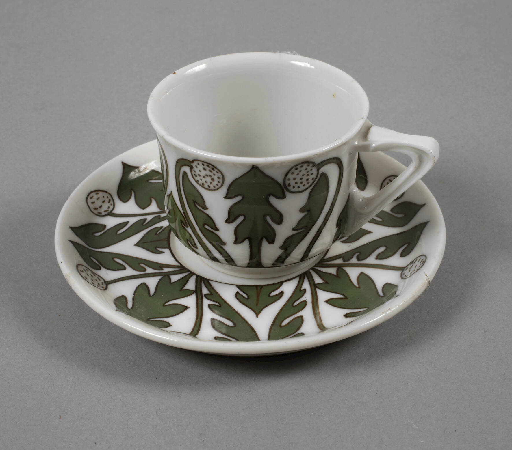 Burgau Mokkatasse Löwenzahndekor