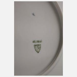 Burgau Speise-Restservice "Dreiblattband-Dekor"