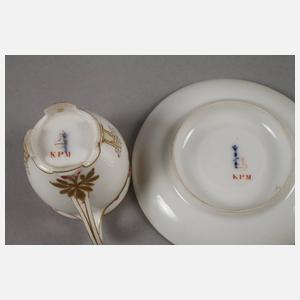 KPM Berlin Mokkatasse Jugendstil