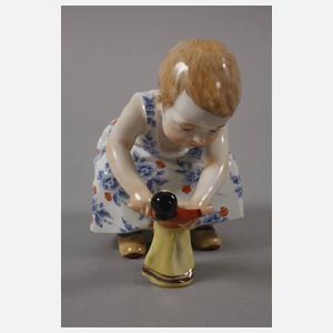Meissen "Kind mit Puppe, tanzend"
