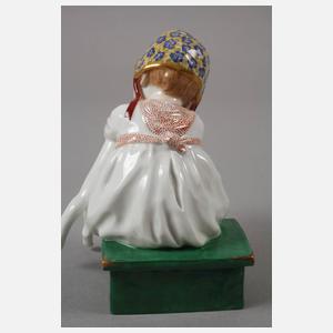 Meissen "Kind mit Katze im Arm"
