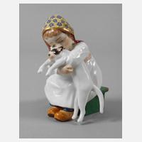 Meissen "Kind mit Katze im Arm"111