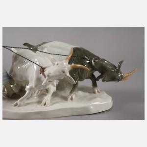Meissen "Mädchen mit Ziegen"