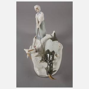 Meissen "Mädchen mit Ziegen"