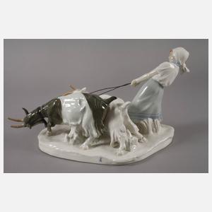 Meissen "Mädchen mit Ziegen"