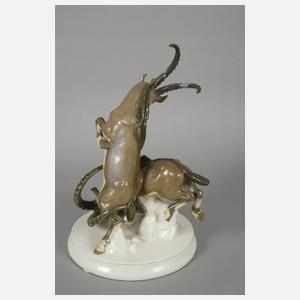 Meissen "Zwei Steinböcke"