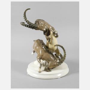Meissen "Zwei Steinböcke"