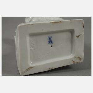 Meissen "Schleiereulen auf Postament"