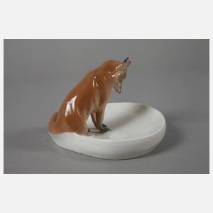 Meissen "Fuchs auf Schale"