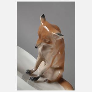 Meissen "Fuchs auf Schale"