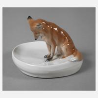 Meissen "Fuchs auf Schale"111