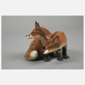 Rörstrand Schweden "Zwei Füchse"