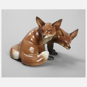 Rörstrand Schweden "Zwei Füchse"