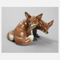 Rörstrand Schweden "Zwei Füchse"111