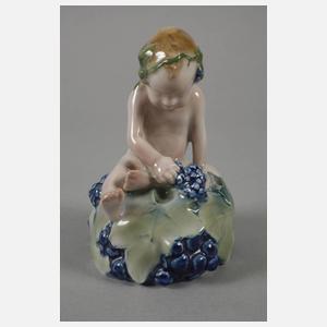 Rörstrand Schweden Putto mit Trauben