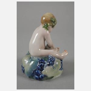Rörstrand Schweden Putto mit Trauben
