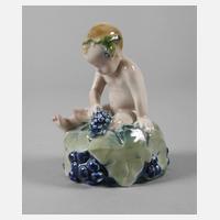 Rörstrand Schweden Putto mit Trauben111