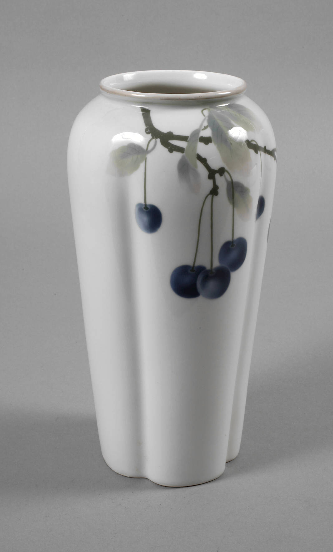 Vase Kirschdekor