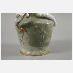 Rosenthal Ziervase mit Figurenstaffage