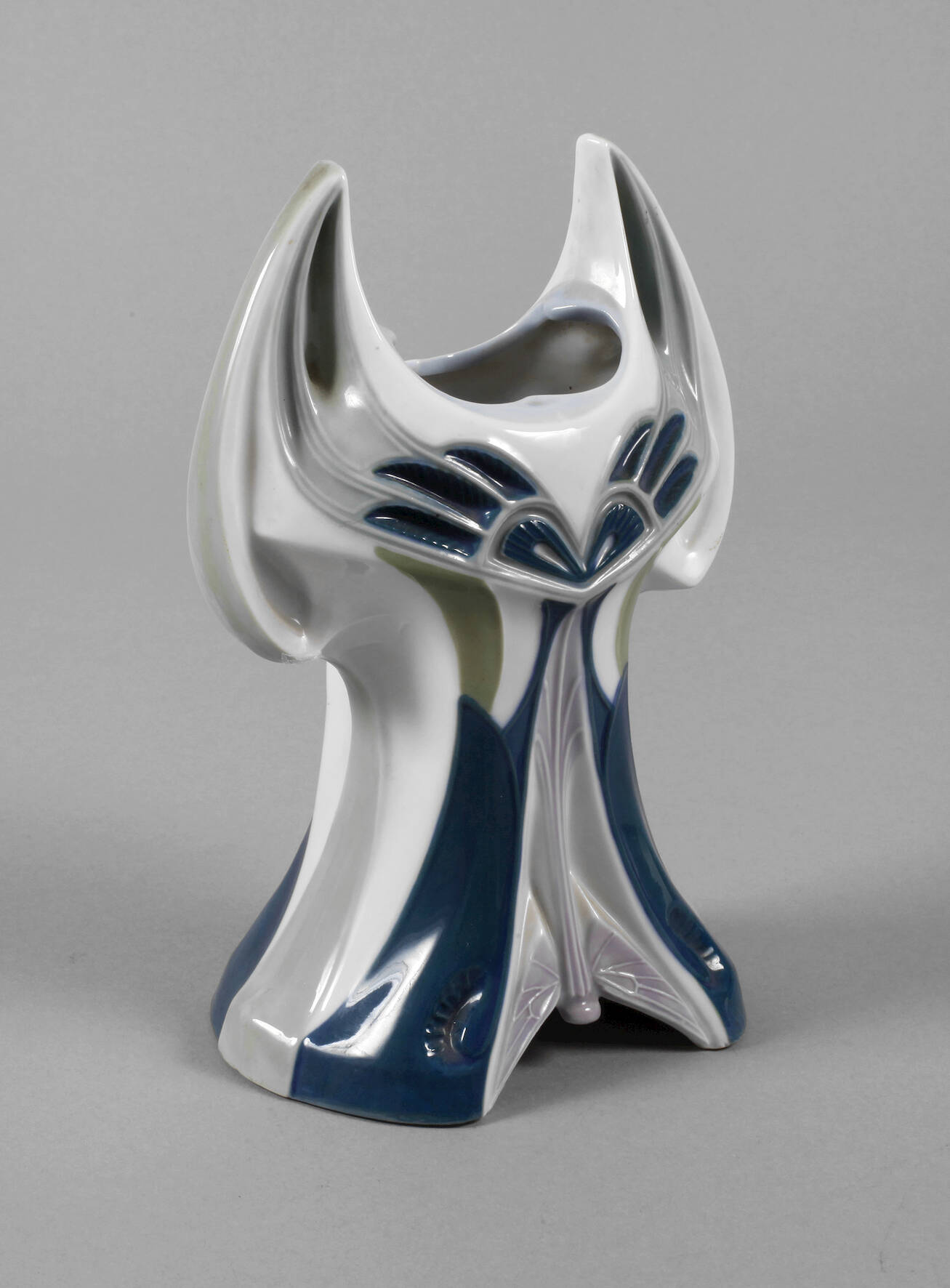 Ungewöhnliche Reliefvase Jugendstil