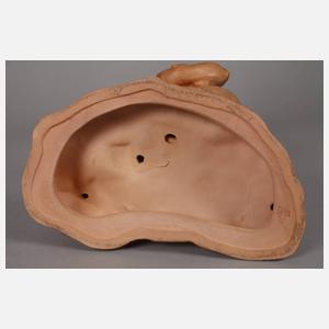 Böhmen Mädchen mit Wiesenblumen