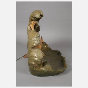 Figürliche Salonlampe