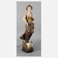 Figürliche Salonlampe mit Meeresschnecke111