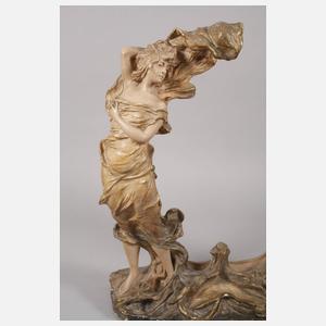 Figürlicher Salonspiegel