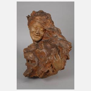 Frankreich Frauenbüste mit Löwenkopf