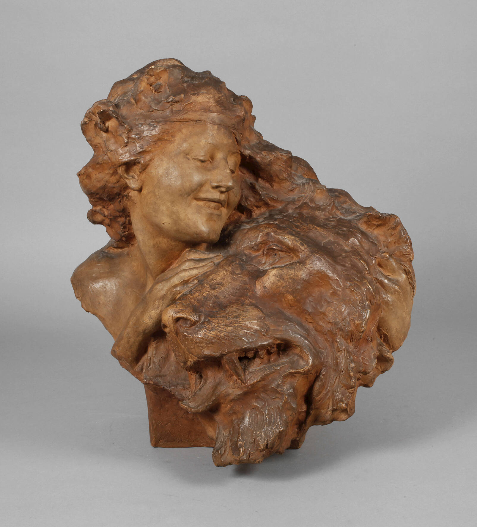 Frankreich Frauenbüste mit Löwenkopf