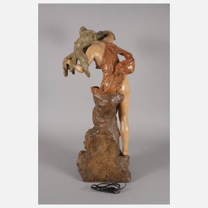 Figürliche Salonlampe "Die Jugend"