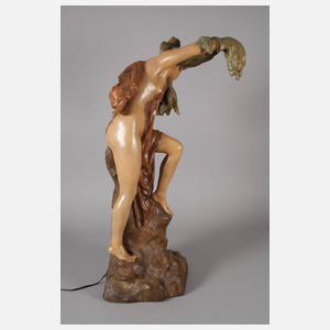 Figürliche Salonlampe "Die Jugend"