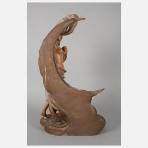 Figürlicher Salonspiegel Allegorie der Nacht