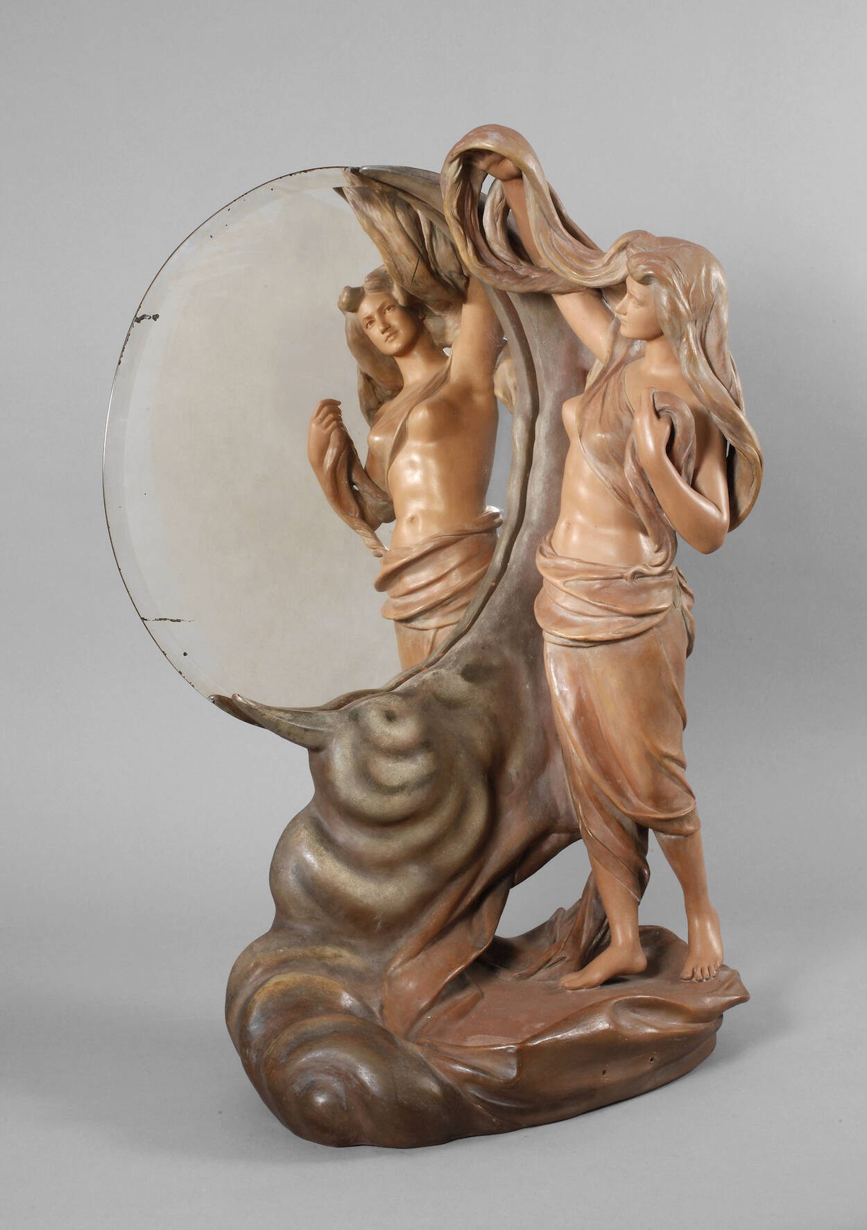 Figürlicher Salonspiegel Allegorie der Nacht