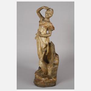 Figürlicher Salonspiegel Allegorie der Schönheit