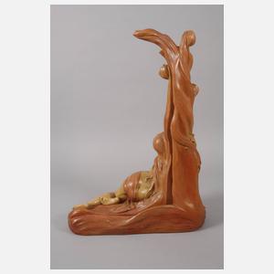 Salonspiegel als Nymphe