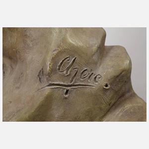 Goldscheider Wien "Amazonenkönigin"