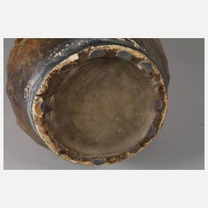 Goldscheider Wien figürliche Salonvase