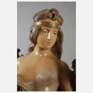 Salonlampe als Nymphe