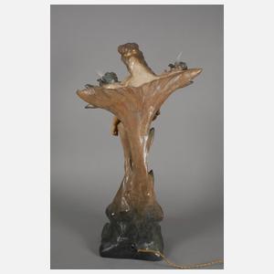 Salonlampe als Nymphe