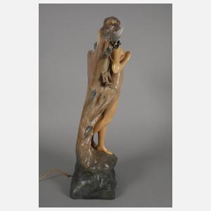 Salonlampe als Nymphe