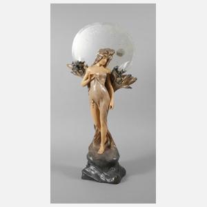 Salonlampe als Nymphe